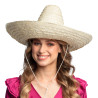 Mexický slamenný klobúk sombrero Puebla